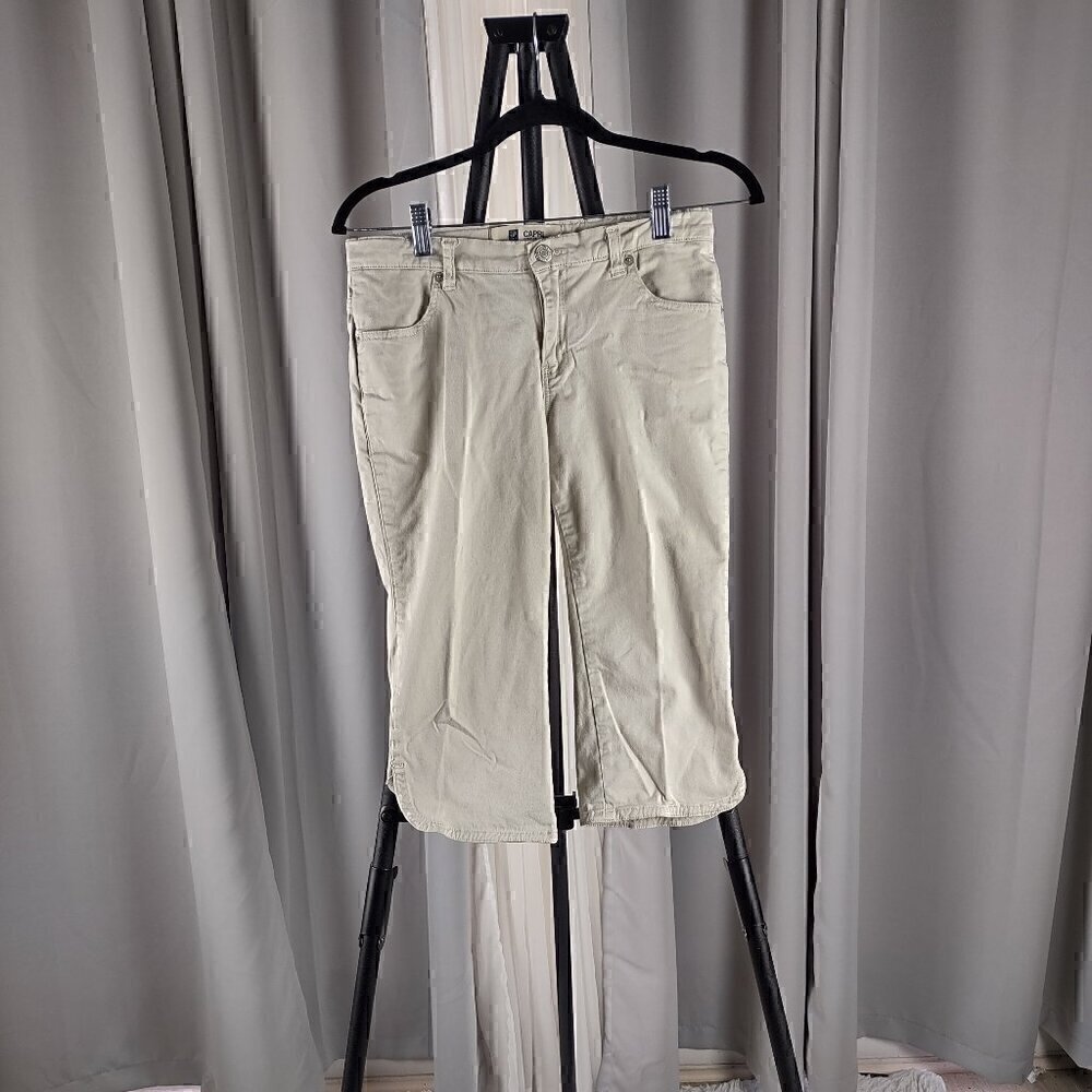 Gap Kids Stretch Cotton Tan, Beige, Khaki, Capri Pants Size 10+
